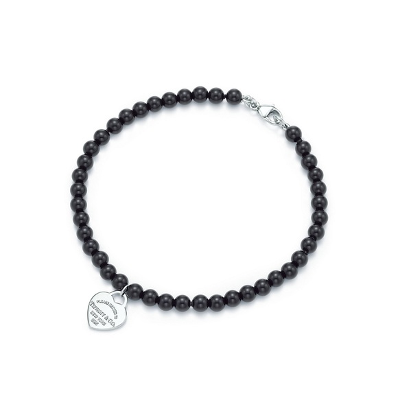 Tiffany & Co. Jewelry - Return to Tiffany Black Bead Bracelet